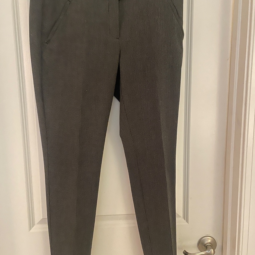 LOFT Black and White Checkered Trousers - Picture 3 of 6